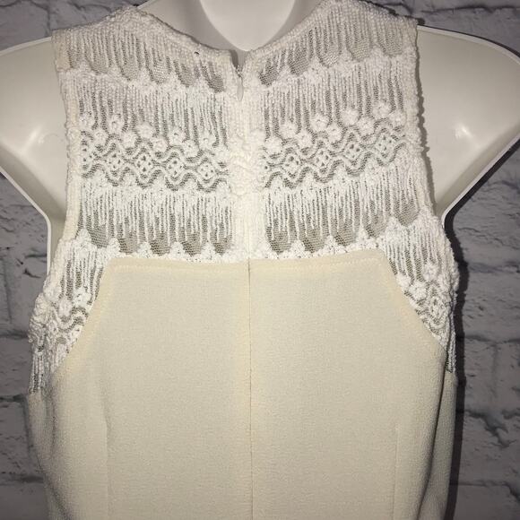 The Impeccable Pig Beige Lace Dress - Picture 6 of 9